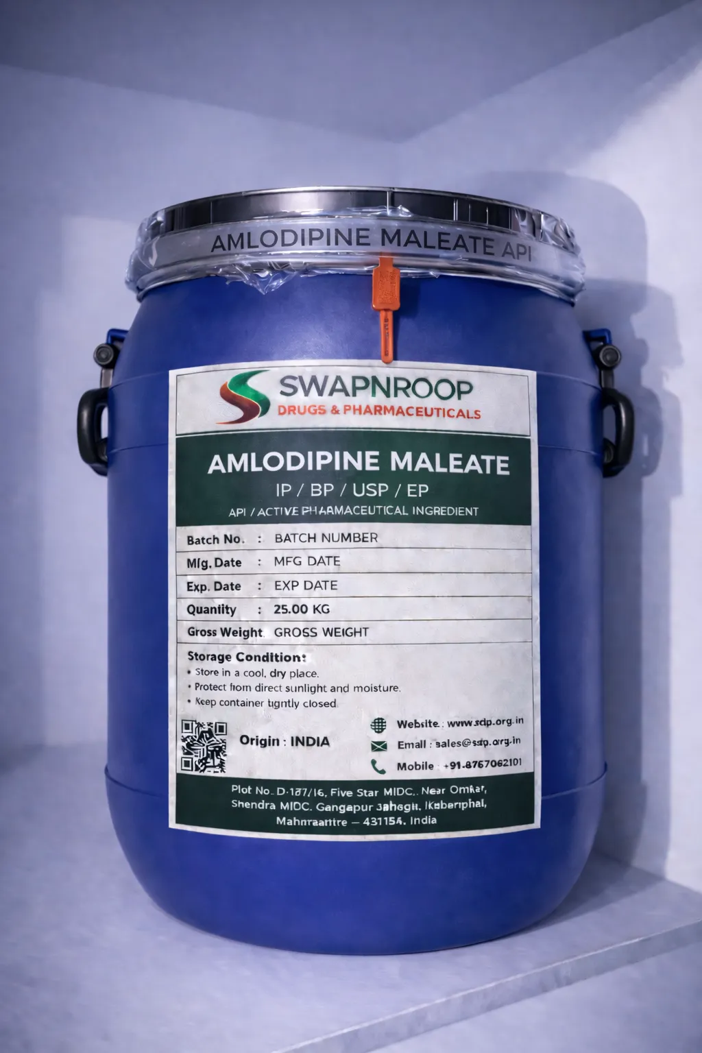Amlodipine Maleate API